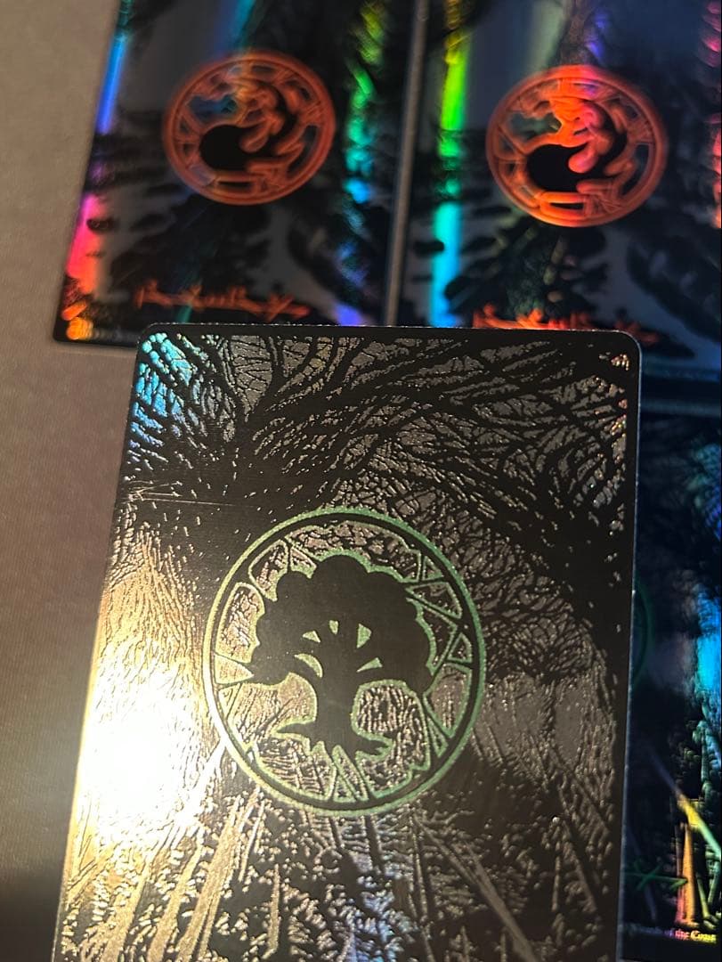 MTG【オイルスリックFoil】基本土地５種2枚ずつ