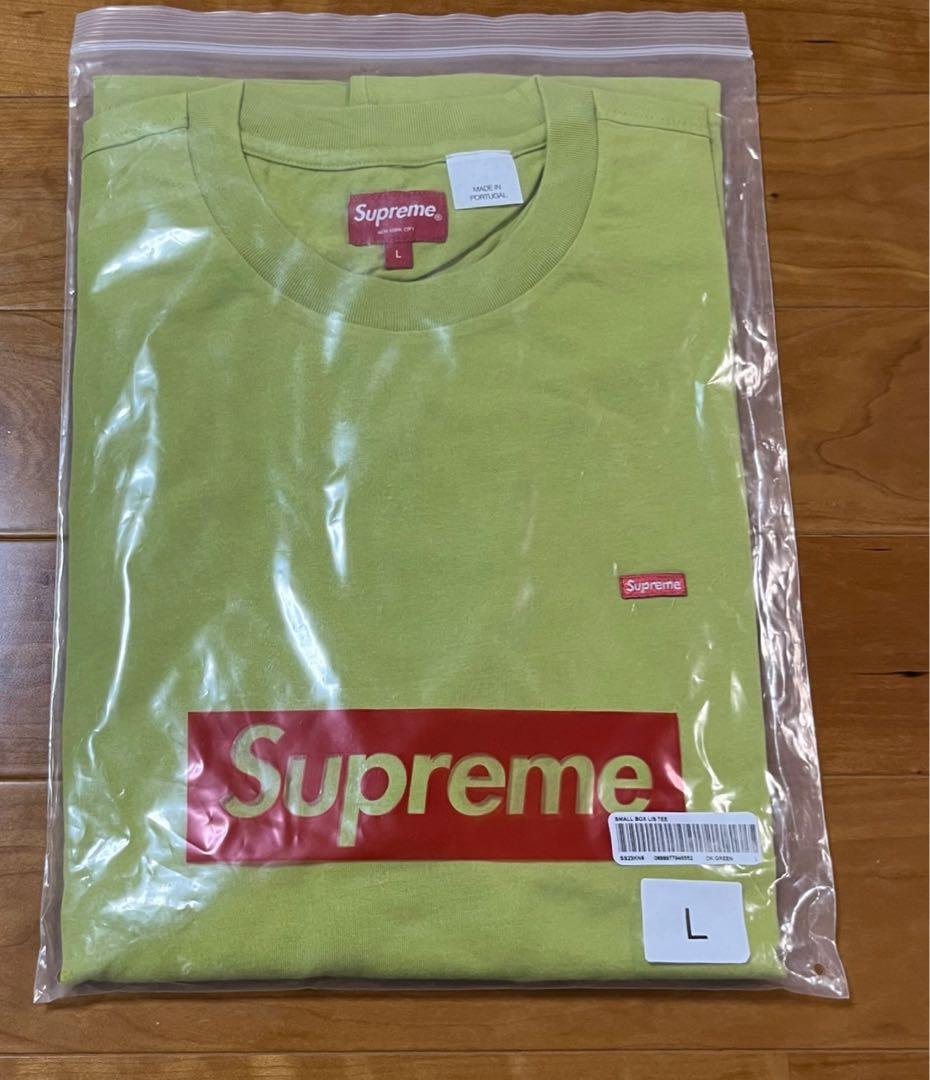 【新品未使用】シュプリーム　スモールボックスロゴ　長袖Tシャツ　正規品　Lサイズ
