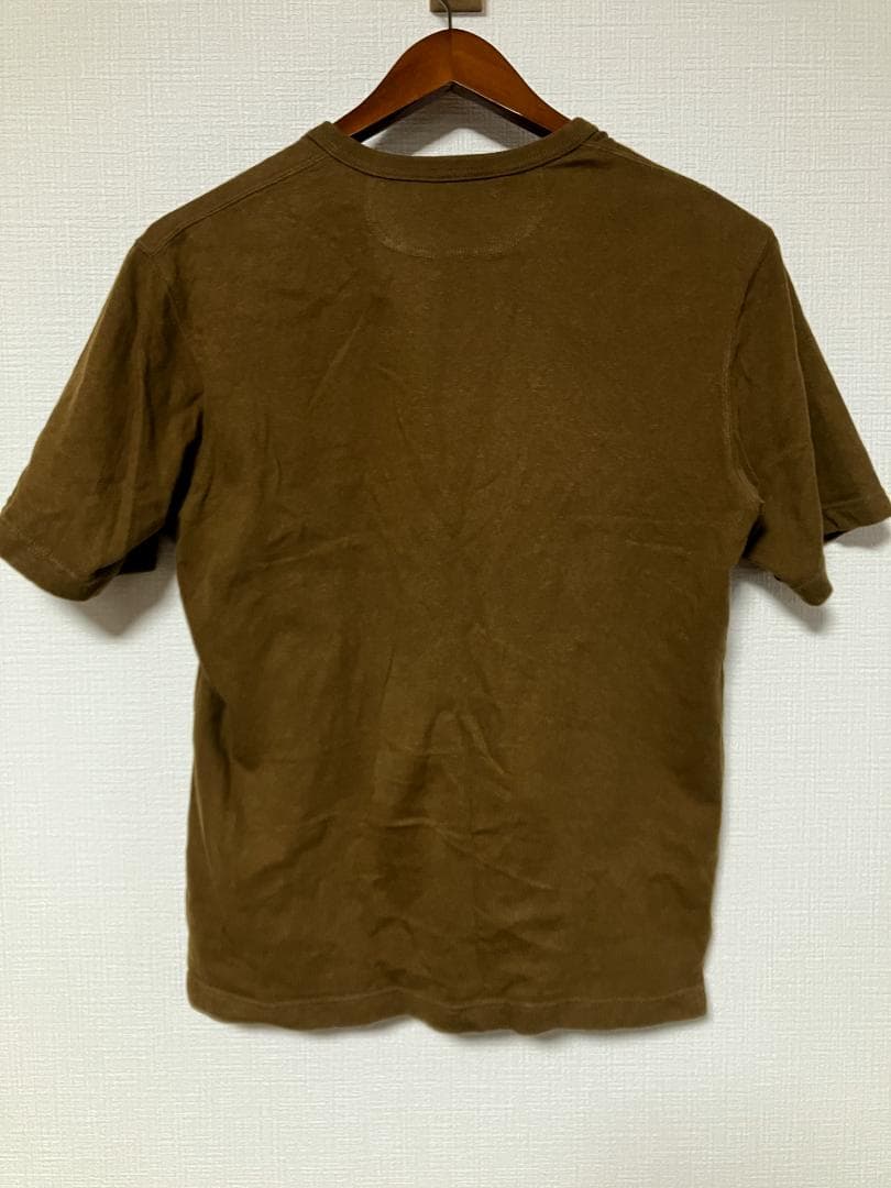 【完売/美品】フリーホイーラーズ ブラウン ヘンリーネック Tシャツ 38