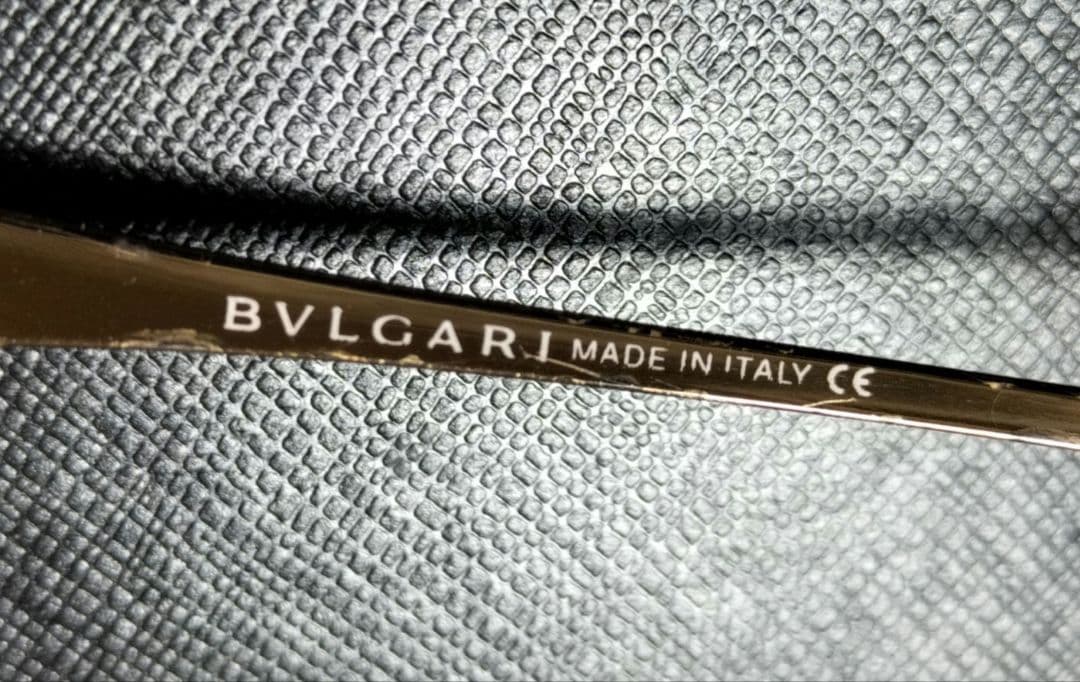 BVLGARI ブルガリ 641 101/13 サングラス リムレス
