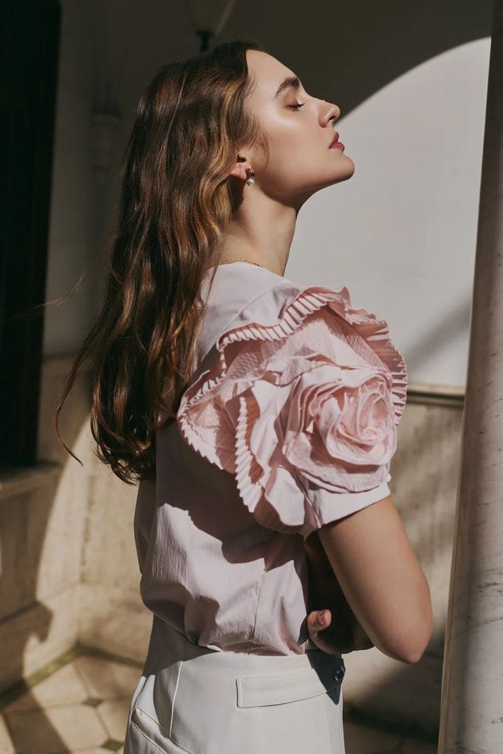 トップス herlipto maison Vol.2 Rose Sleeve Top