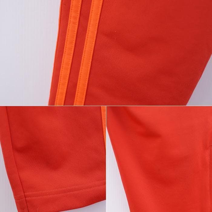 adidas アディダス トラックパンツ 刺繍 XS 赤 オレンジ 12735