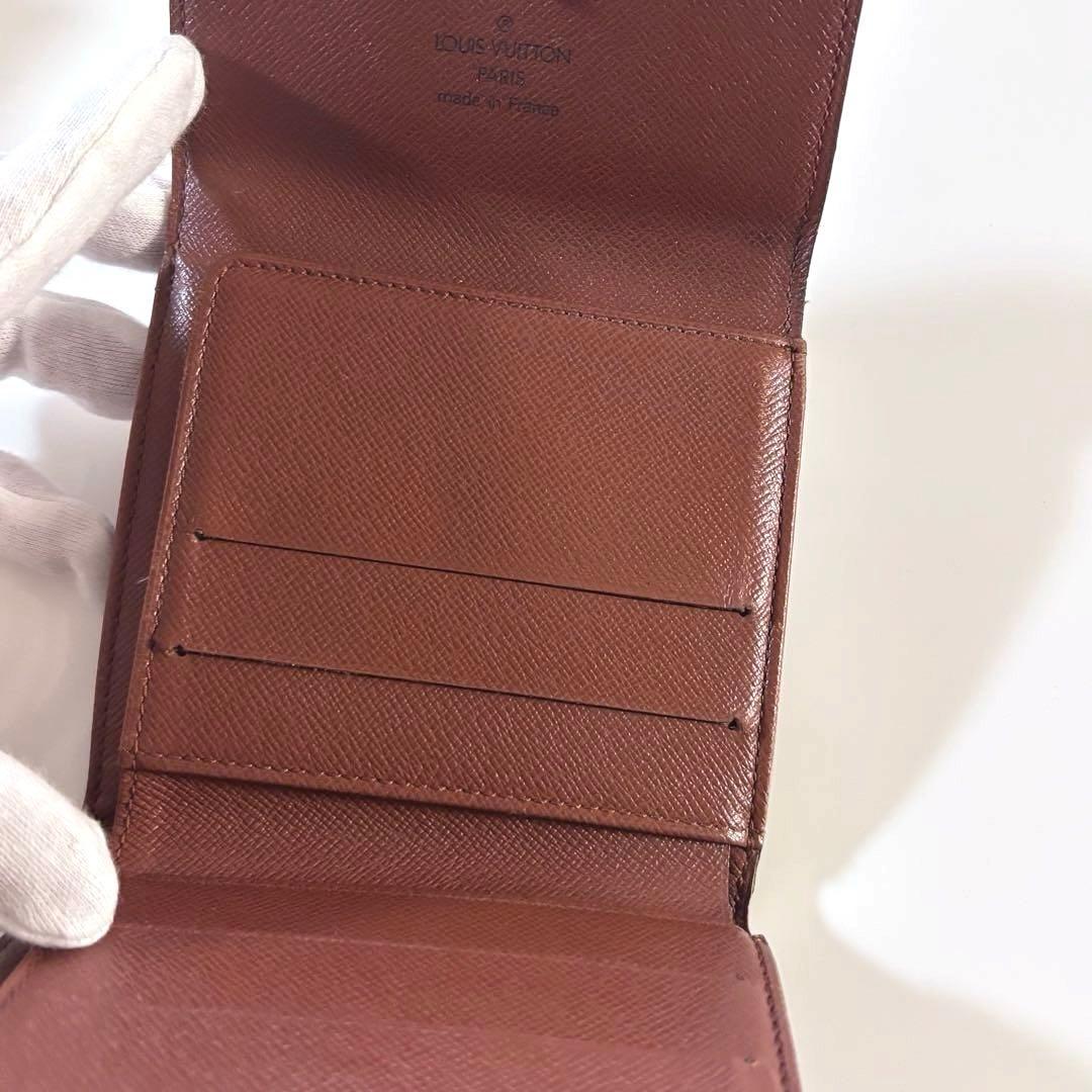 ルイヴィトン モノグラム ポルトモネ ビエ カルトクレディ 財布 Wホック