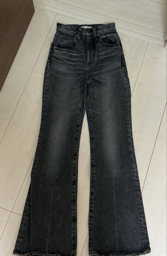 パンツ MOUSSY MVS BLACK FLARE