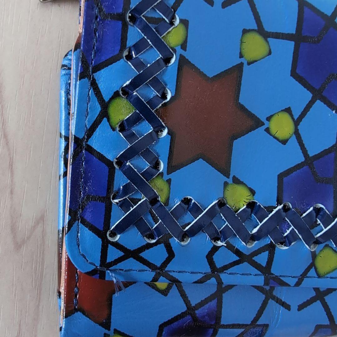 tsumori chisato CARRY 折り財布　ハンドクロスステッチ