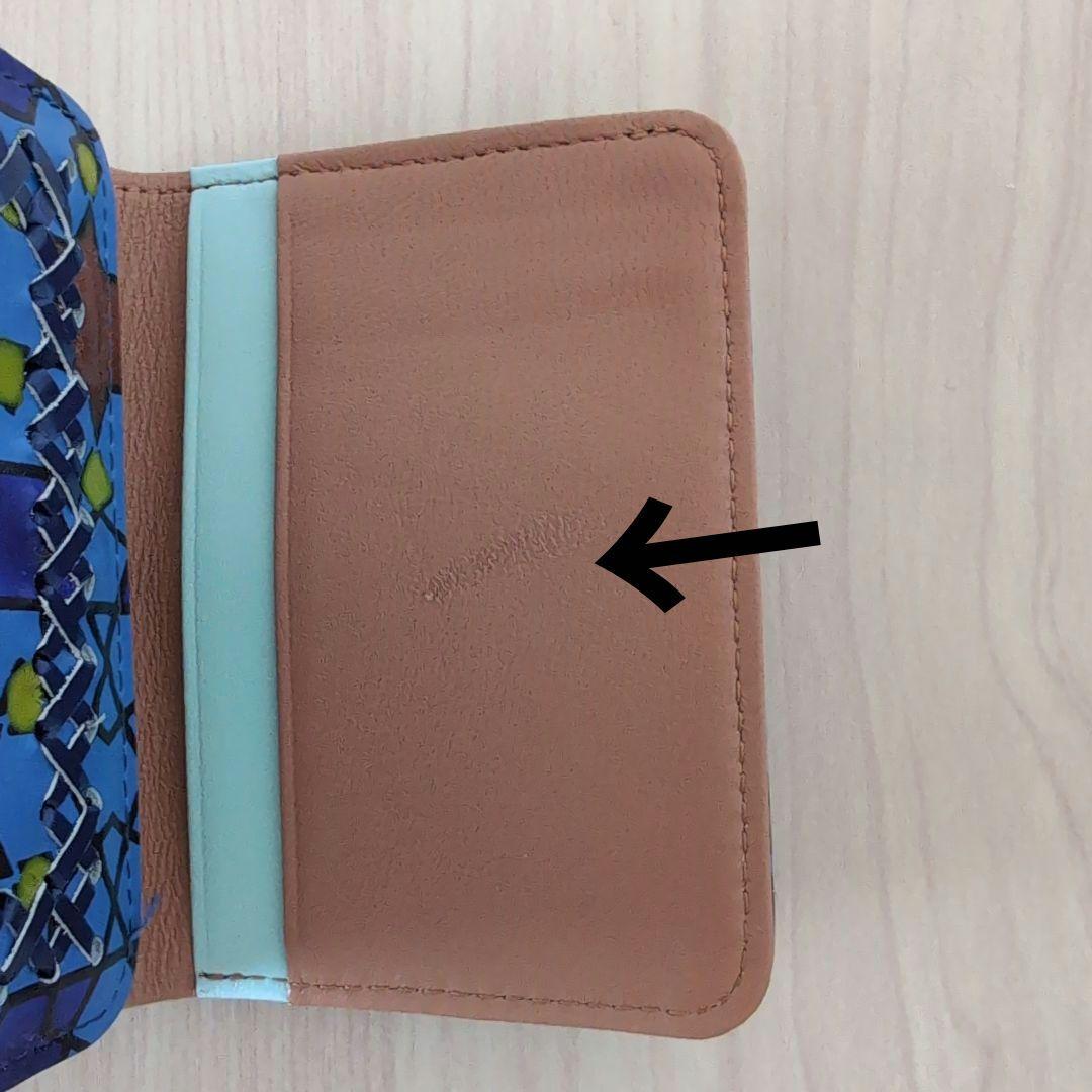 tsumori chisato CARRY 折り財布　ハンドクロスステッチ