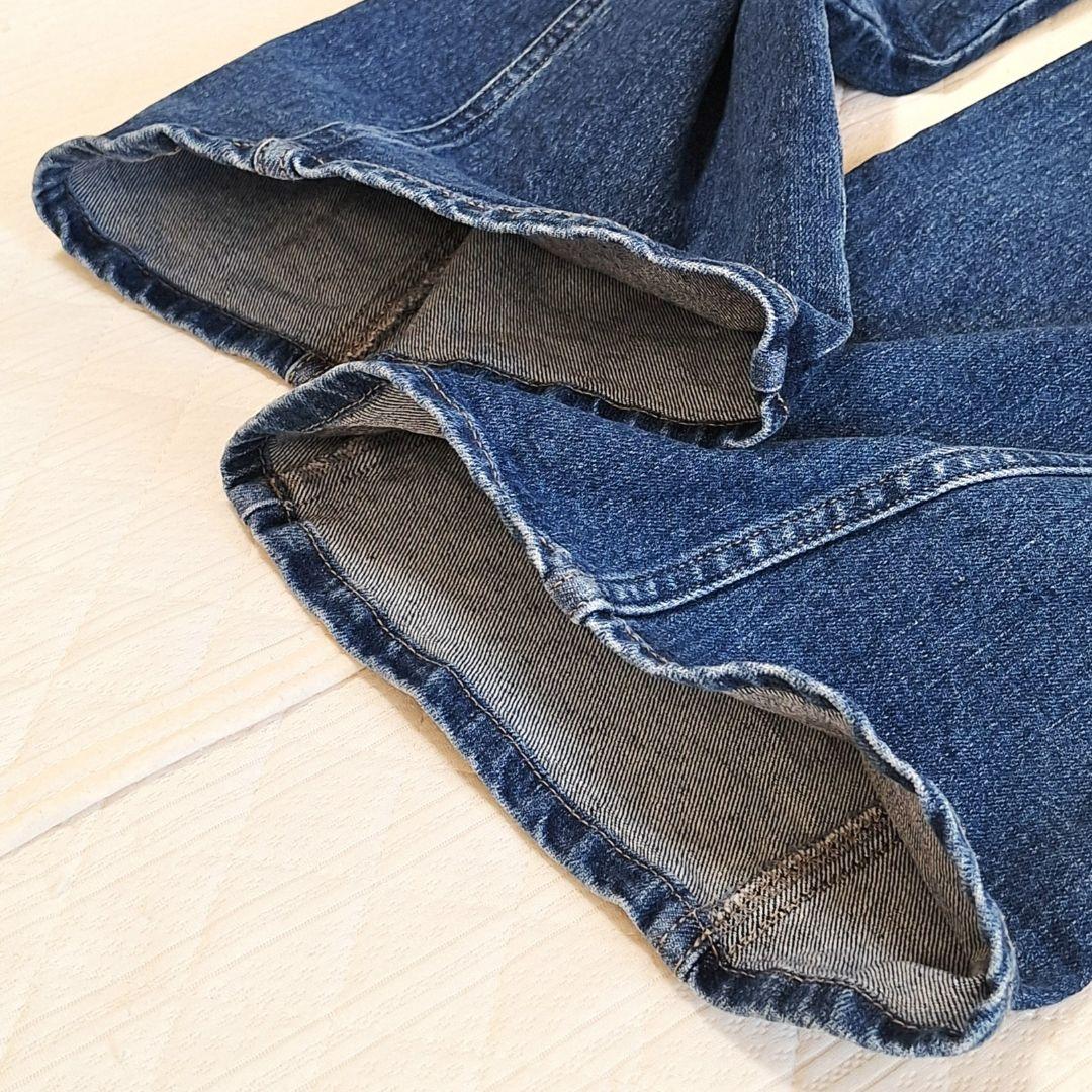 SNIDEL sustainableストレッチフレアデニム　0(S)　ブルー