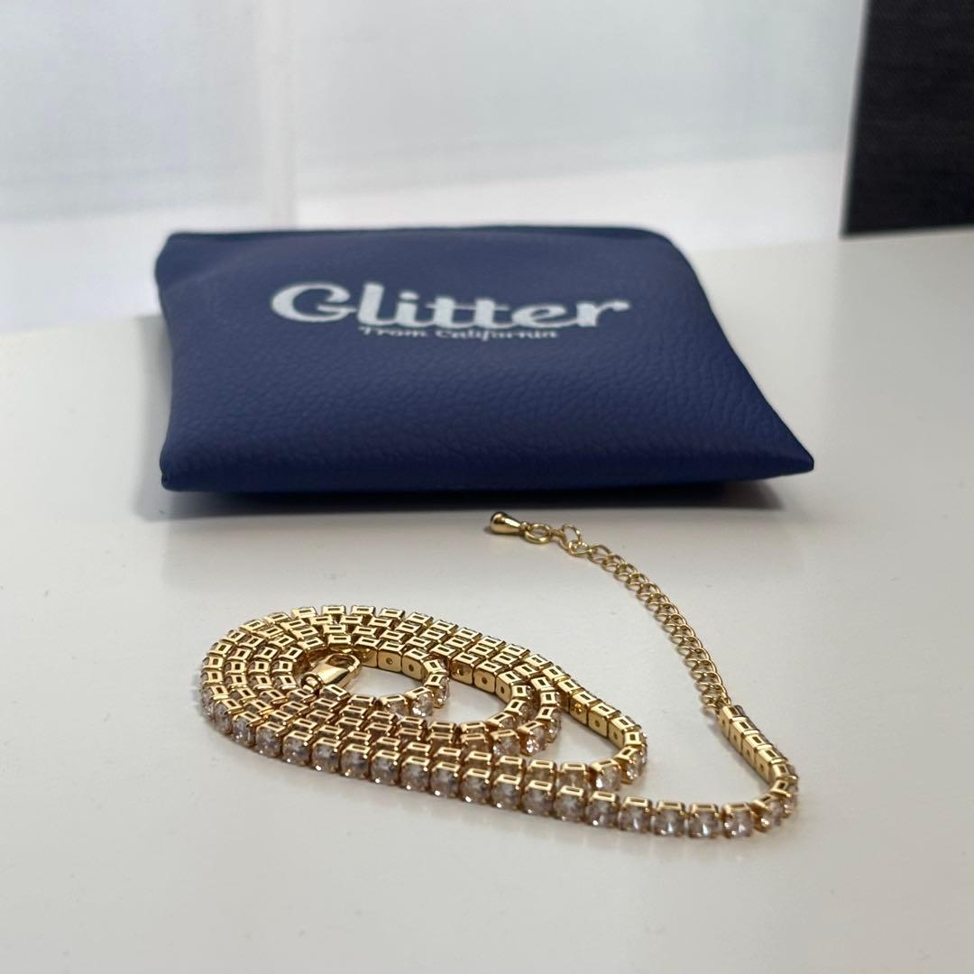 アクセサリー Round Cut Tennis Necklace GOLD