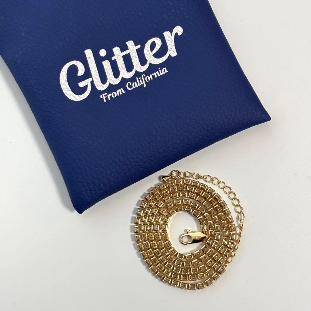 アクセサリー Round Cut Tennis Necklace GOLD