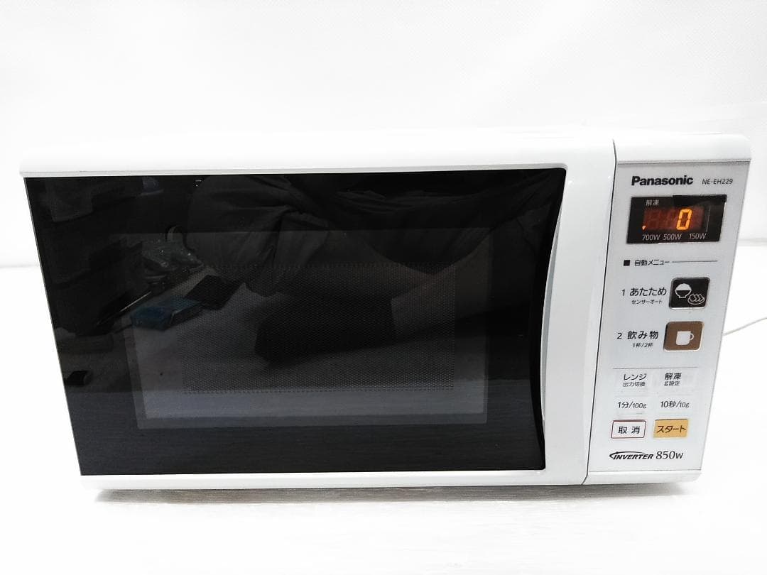 パナソニック NE-EH229-W 電子レンジ エレック 22L 2017年製★