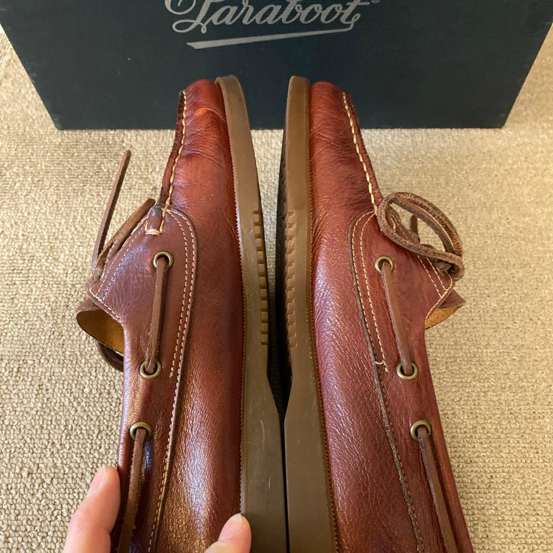 Parabootモカシン シボ革 鹿革 barth バース