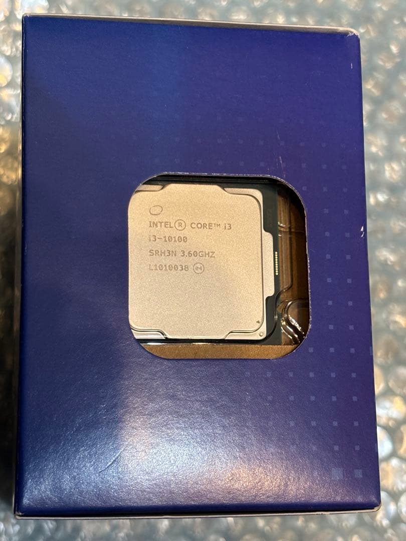 Intel Core i3 10100 10th Gen CPU FAN セット