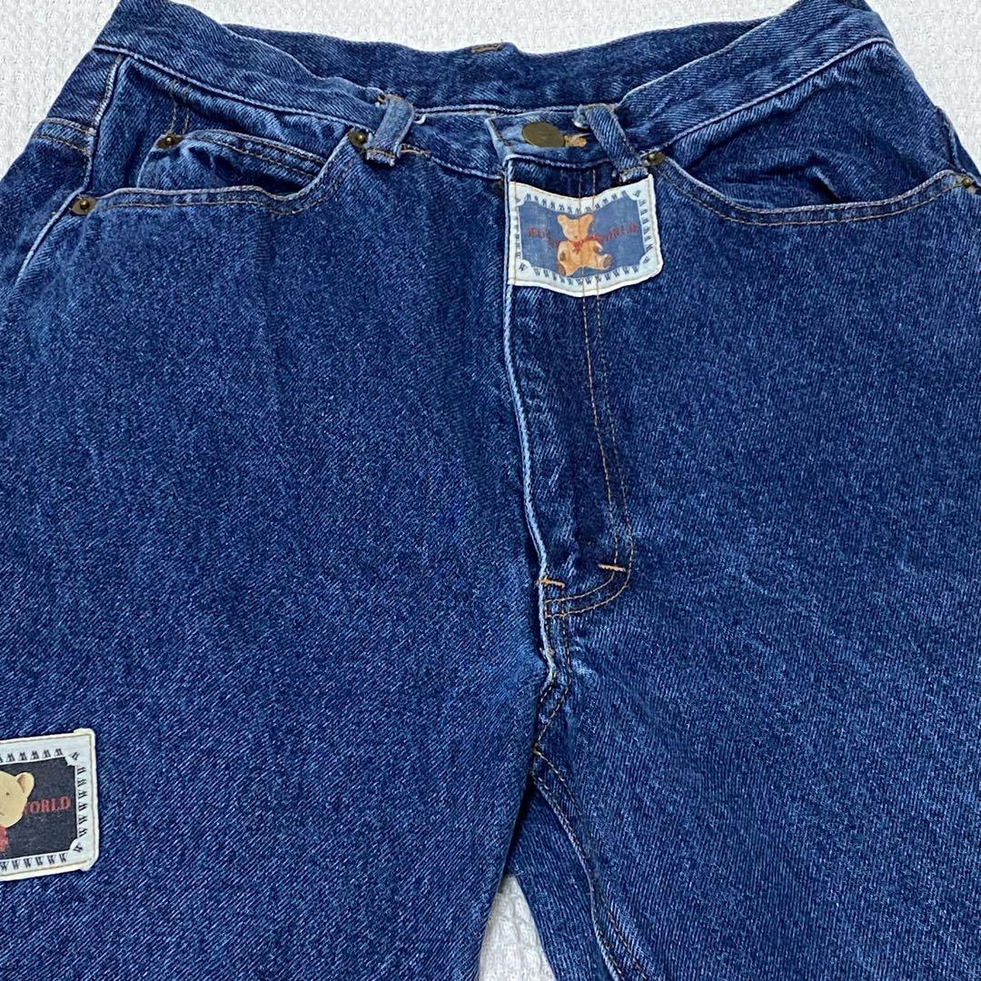 専用＊ワンダフルワールド ＊ ワッペン デニム パンツ ＊ピンクハウス