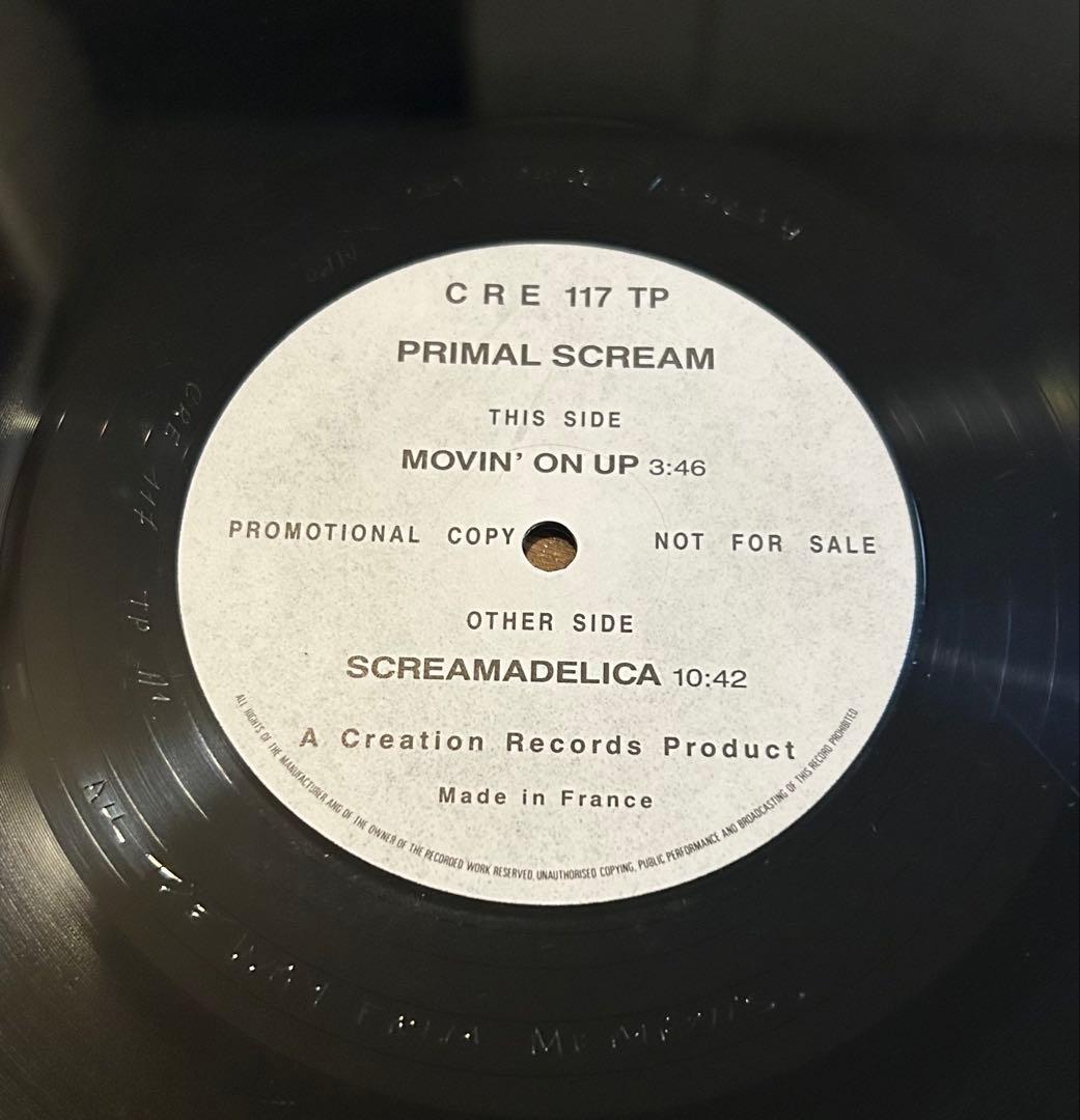 プロモ12インチ PRIMAL SCREAM MOVIN’ ON UP