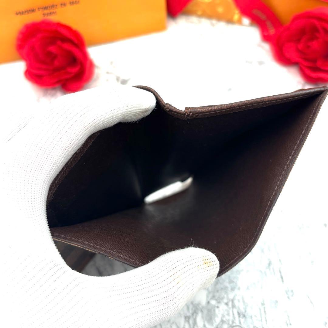 【極美品】 ルイヴィトン ダミエ ヴィエノワ がま口 折り財布