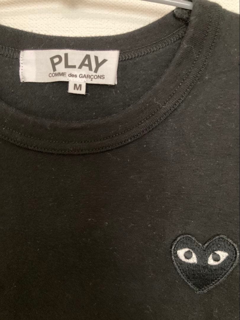 うりんたまPLAY COMME des GARÇONS ブラックTシャツ