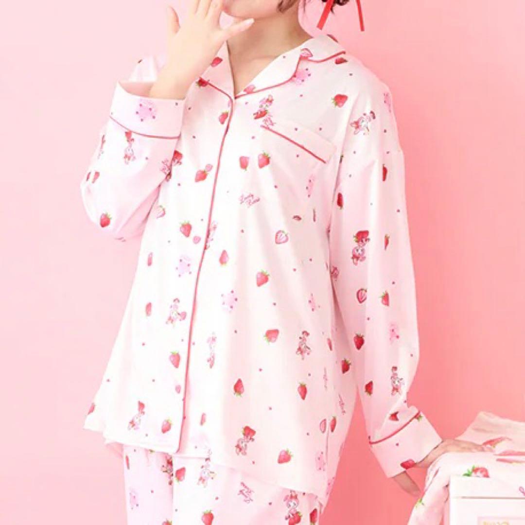 R*♡様 メゾピアノ新品新作タグ付きベリエちゃん いちご柄パジャマF