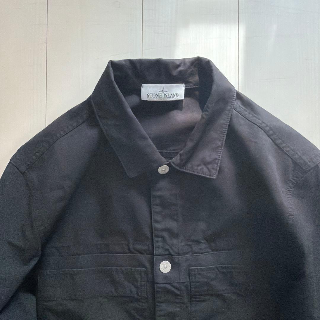 早い者勝ち！24FW！Stone  ビックシルエットシャツジャケット