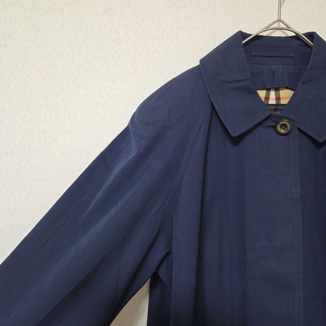 TOMOMO様 BURBERRY バーバリー☆ステンカラーコート濃紺ノバチェック