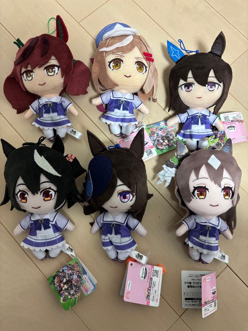 ウマ娘　通常ぬいぐるみ　6体セット