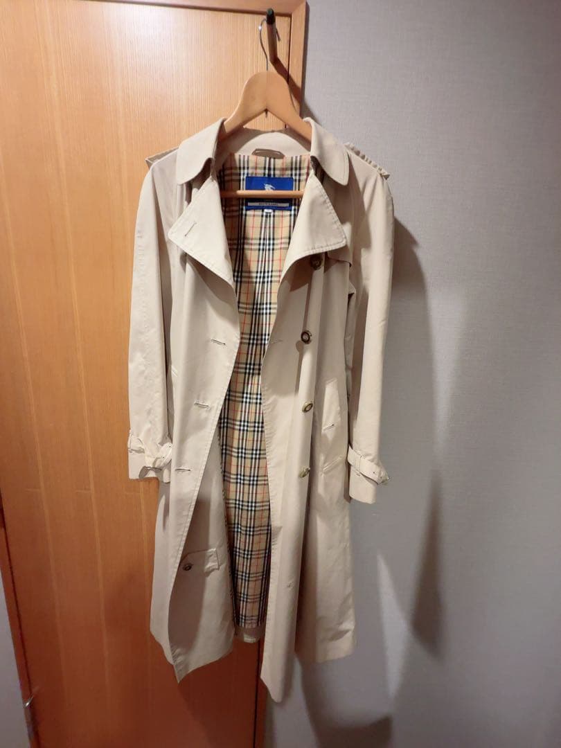 【美品】BURBERRY BLUE LABEL トレンチコート 40 ベージュ