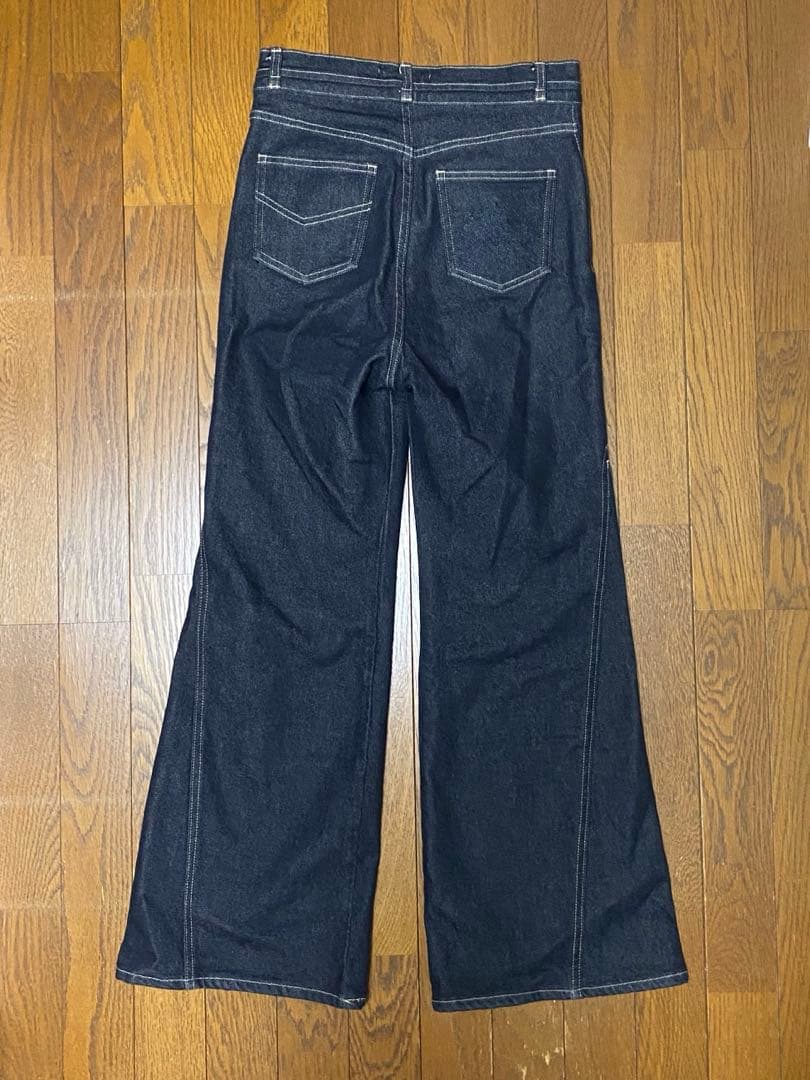 SNIDEL Sustainableストレッチフレアデニムパンツ IND/0