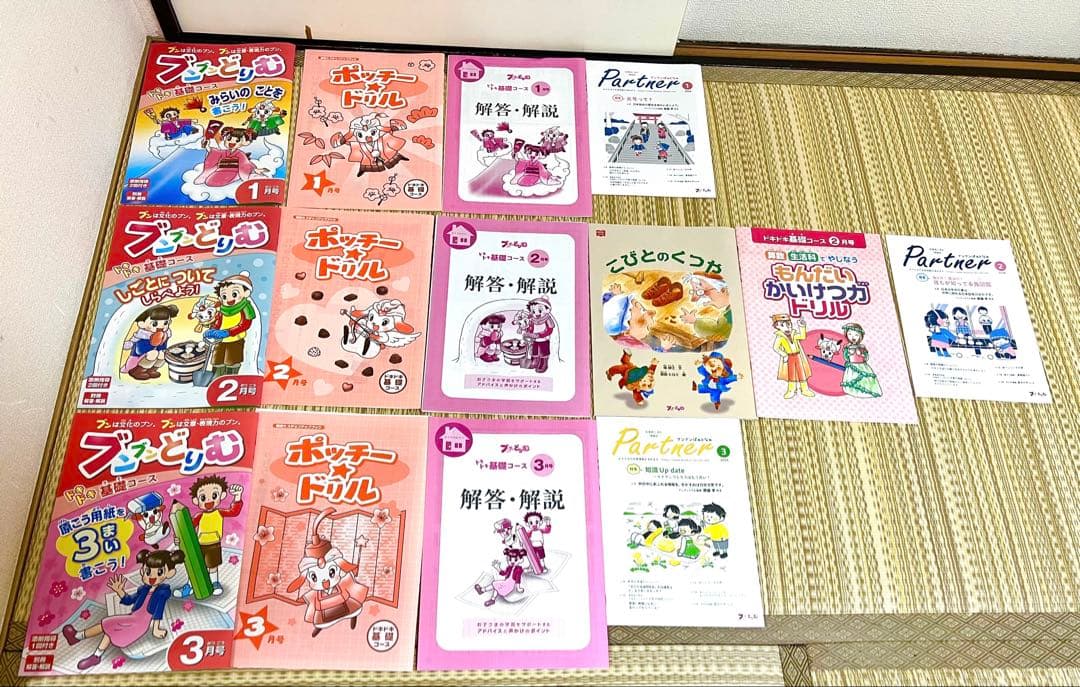 （未記入）ブンブンどりむ　ドキドキ基礎コース　小学二年生　一年分