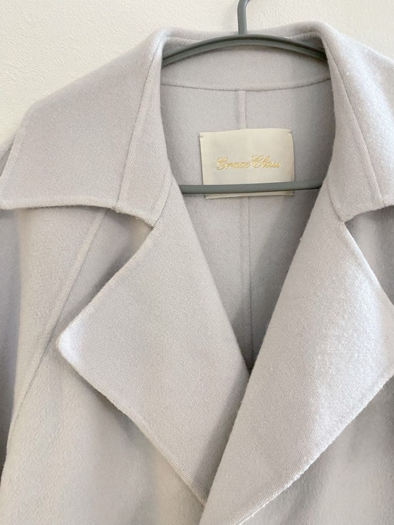 グレースコンチネンタル ロングコート リバーWOOLトレンチコート