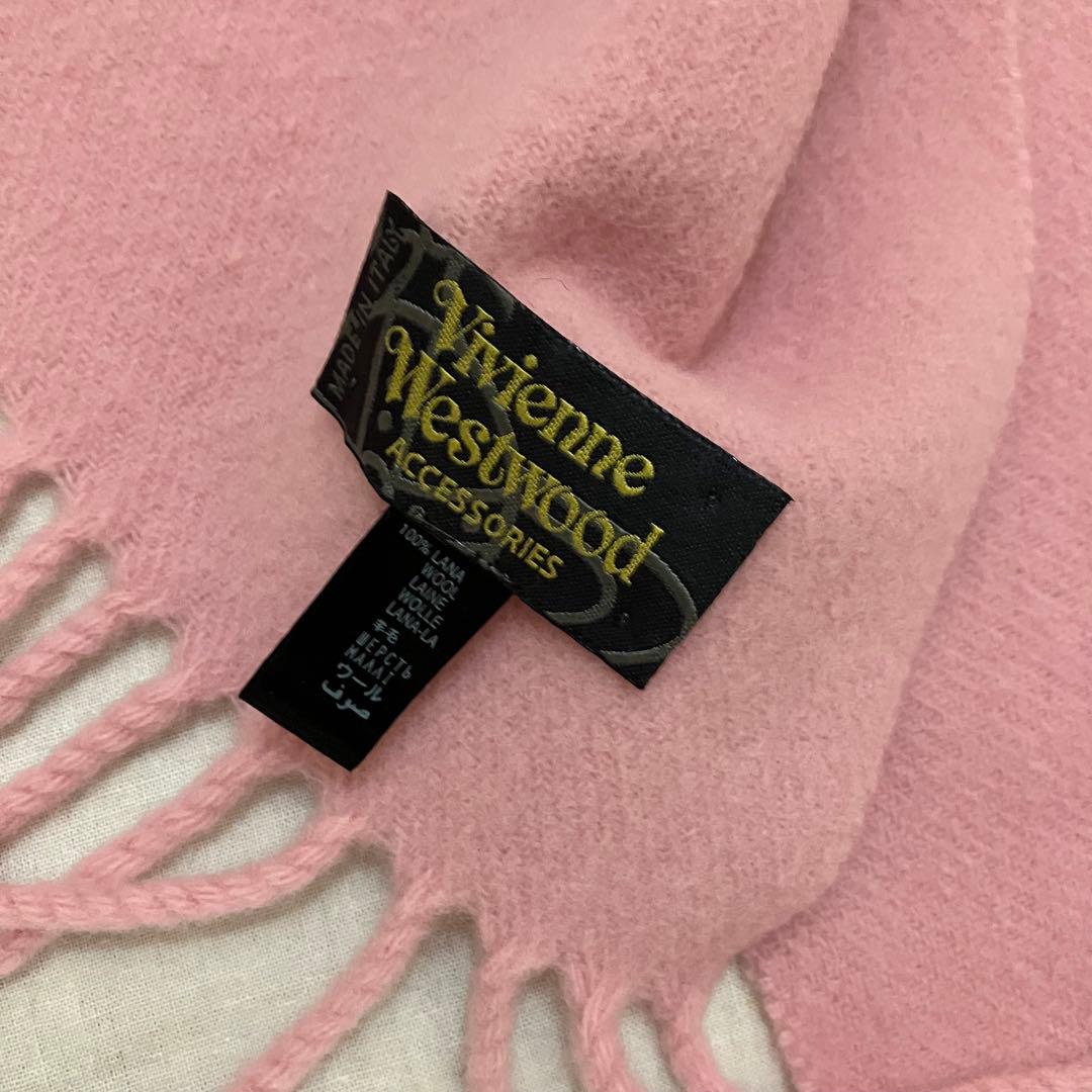 ヴィヴィアンウエストウッド vivienne westwood ピンク マフラー