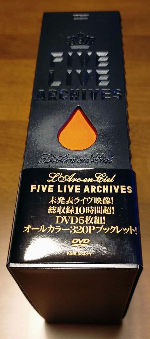 L'Arc~en~Ciel FIVE LIVE ARCHIVES DVD5枚組