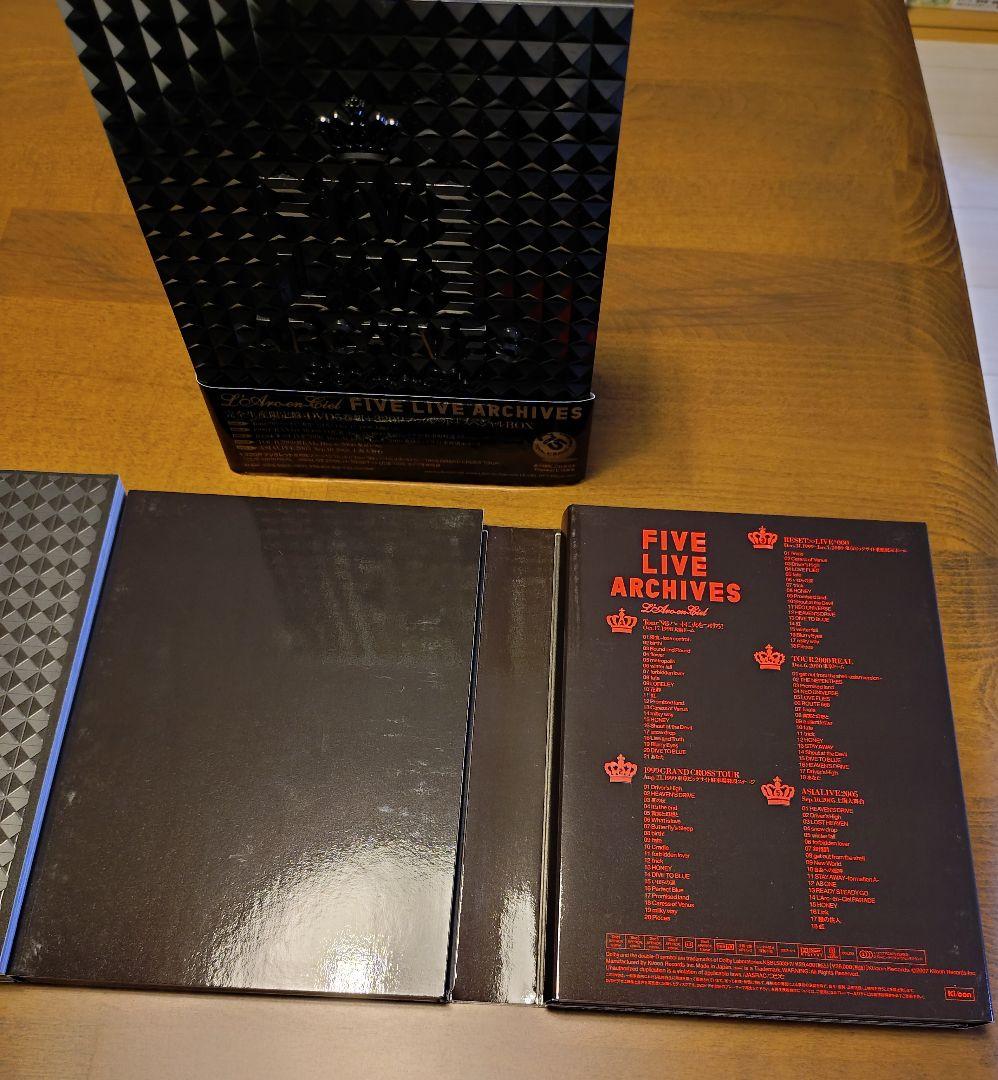 L'Arc~en~Ciel FIVE LIVE ARCHIVES DVD5枚組