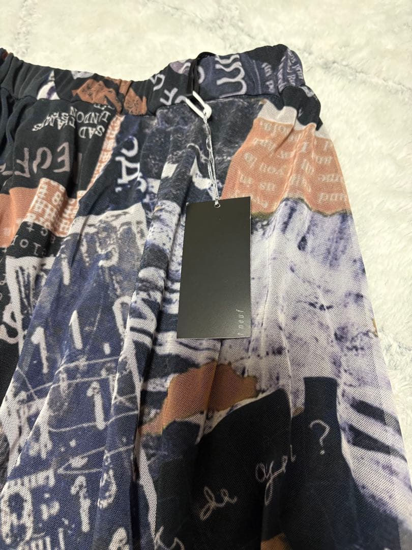 【新品】タグ付き クールカレアン フレアスカート グラフィックプリント