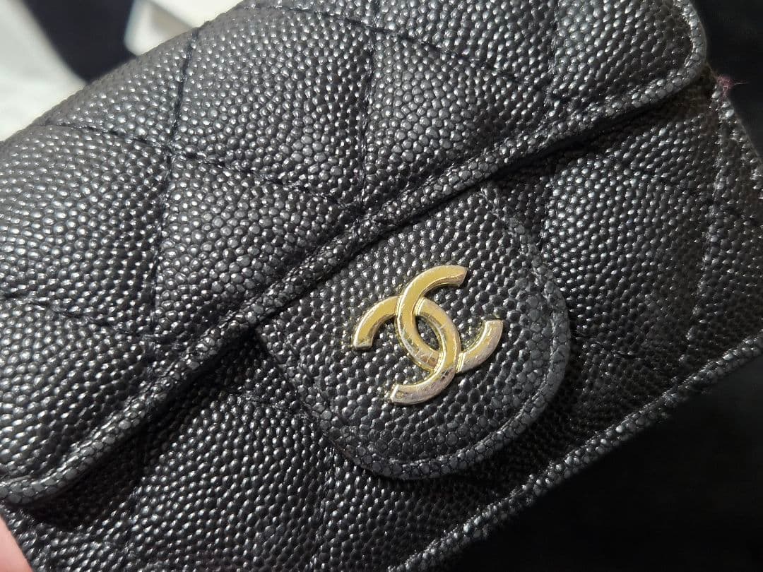 CHANEL ブラック 三つ折り財布 ノベルティ