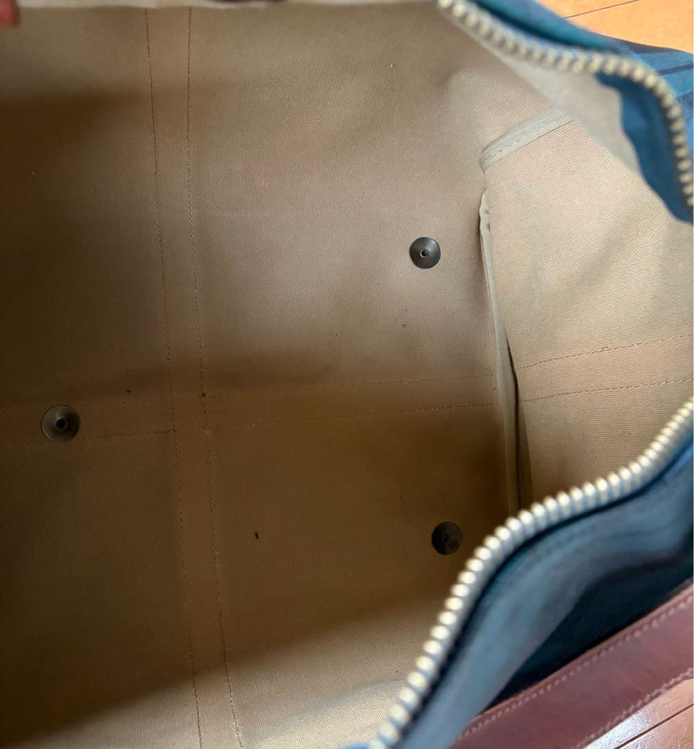 POLO RALPH LAUREN ボストンバッグ PVC レザー 大容量