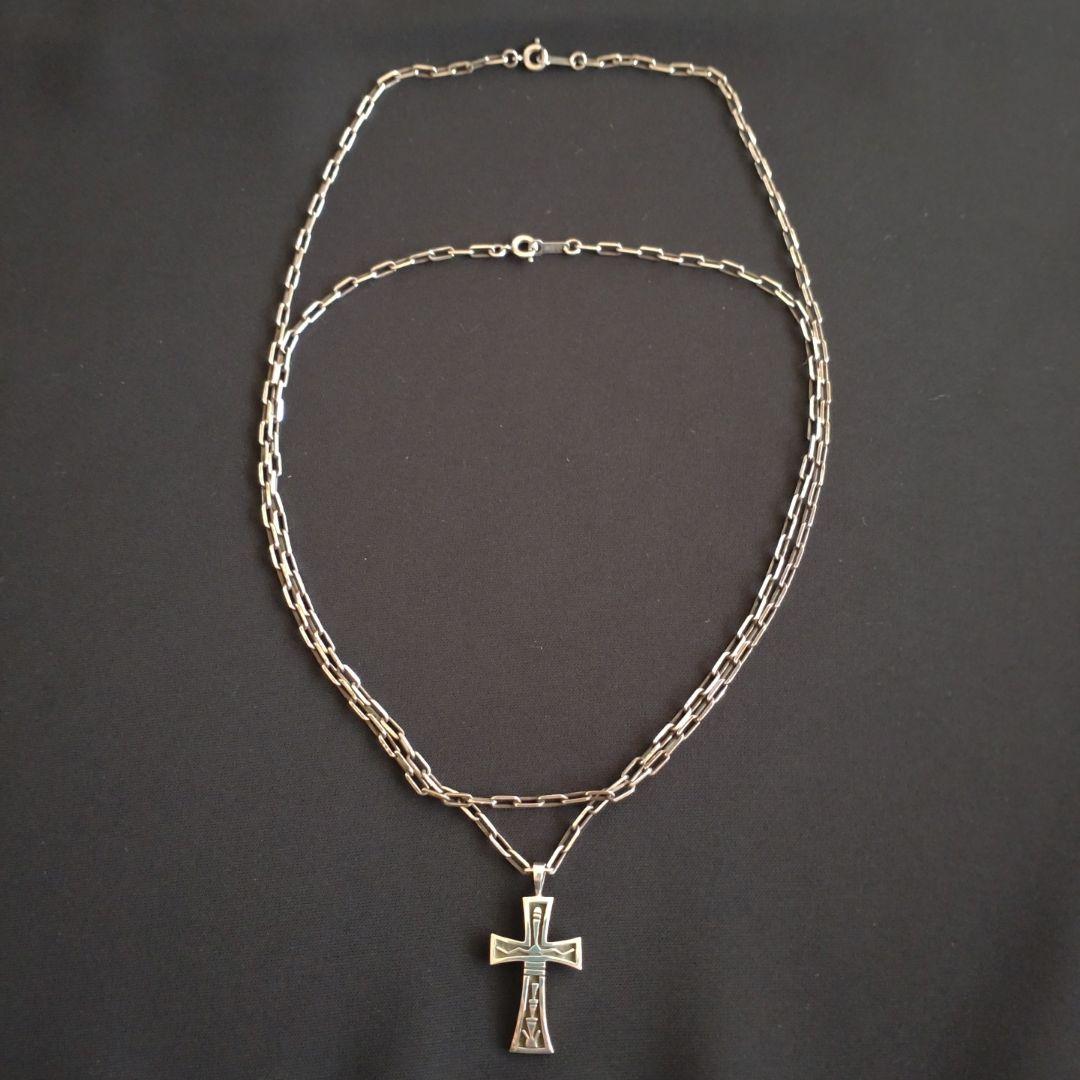 HOPI ホピ族 90年代 Cross「生命循環のクロス」ペンダント・トップ