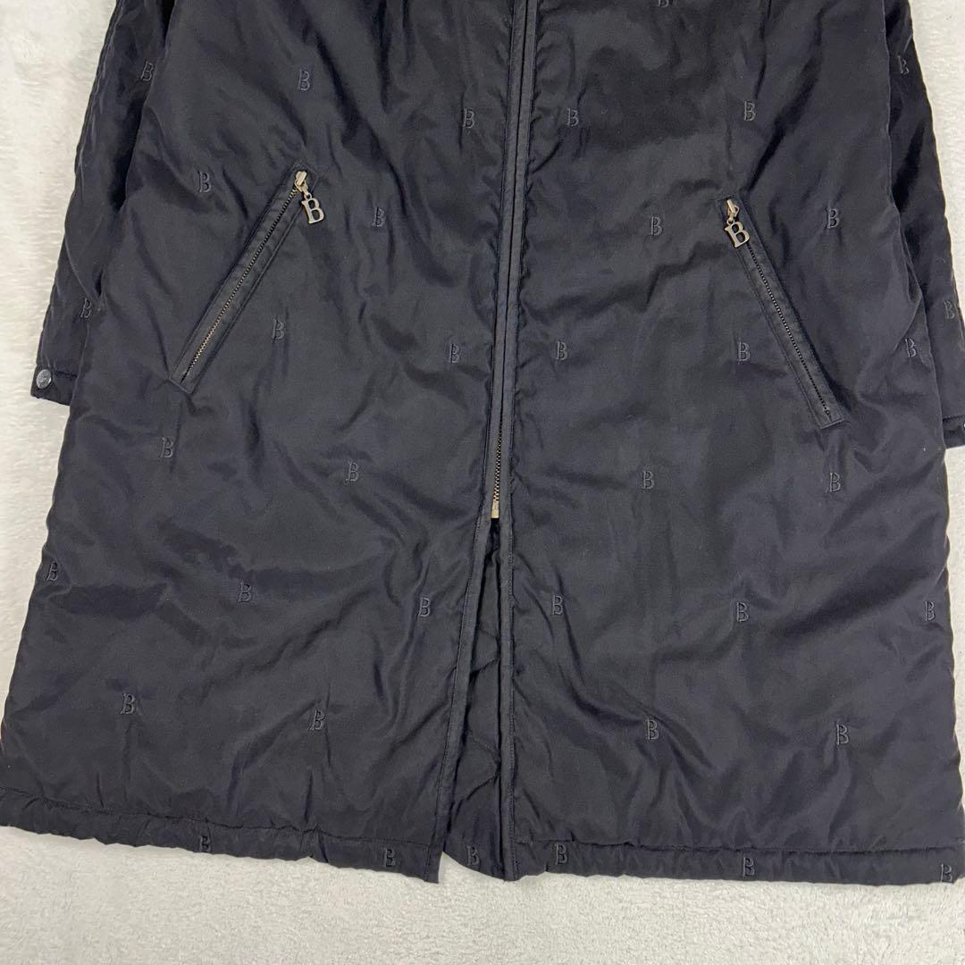 人気☆BURBERRYS 中綿モッズコート ノバチェック Bロゴ総柄 フード収納