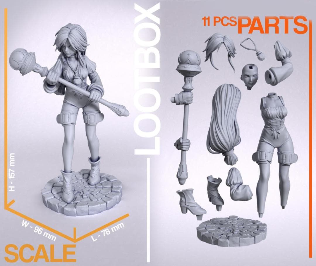 ガーネット ファイナルファンタジーIX 未塗装 フィギュア ガレージキット
