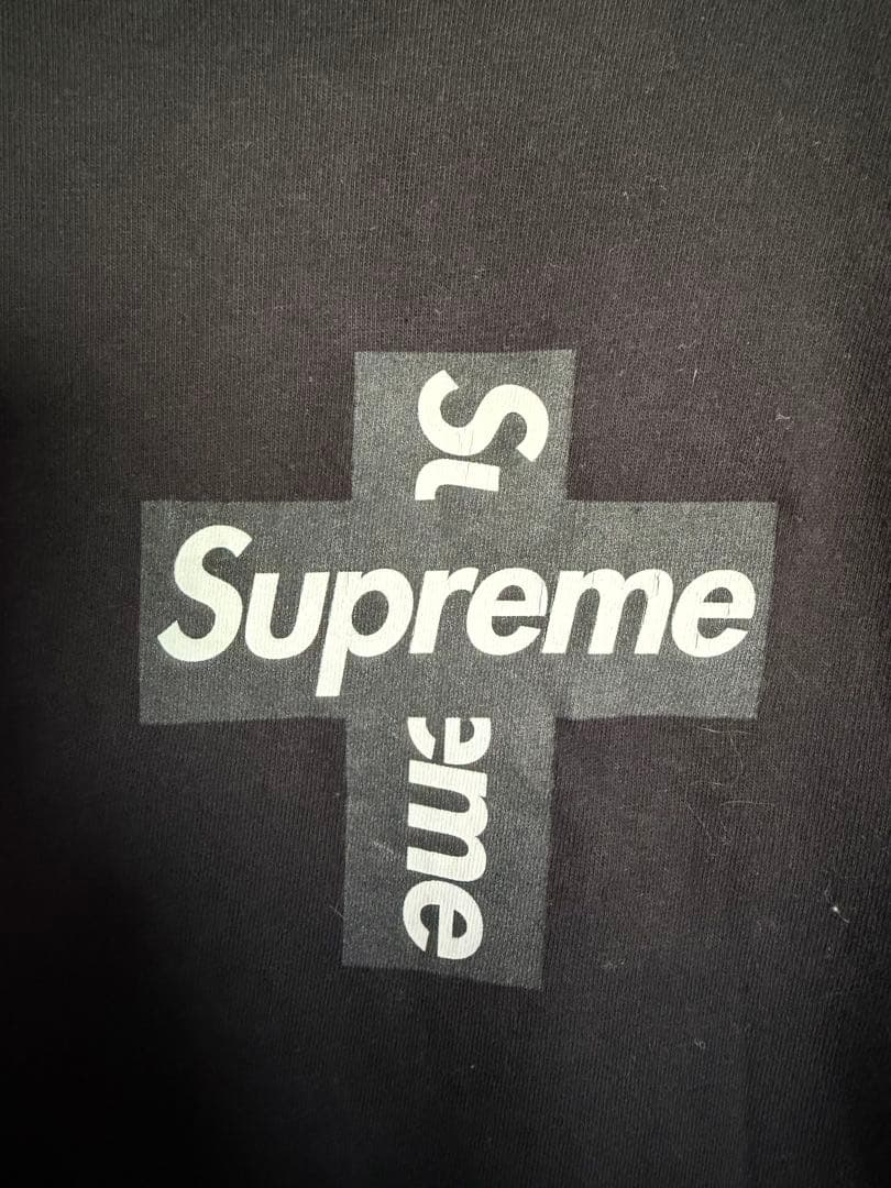 トップス Supreme Cross Box Logo Tee Black