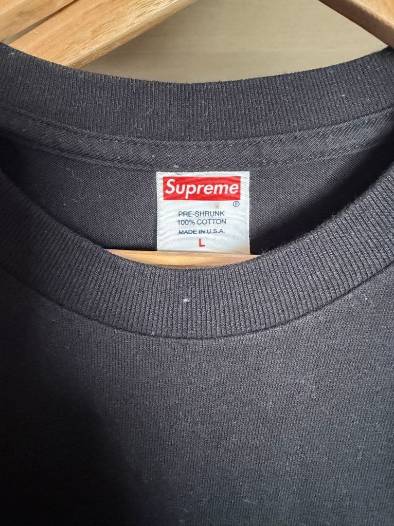 トップス Supreme Cross Box Logo Tee Black