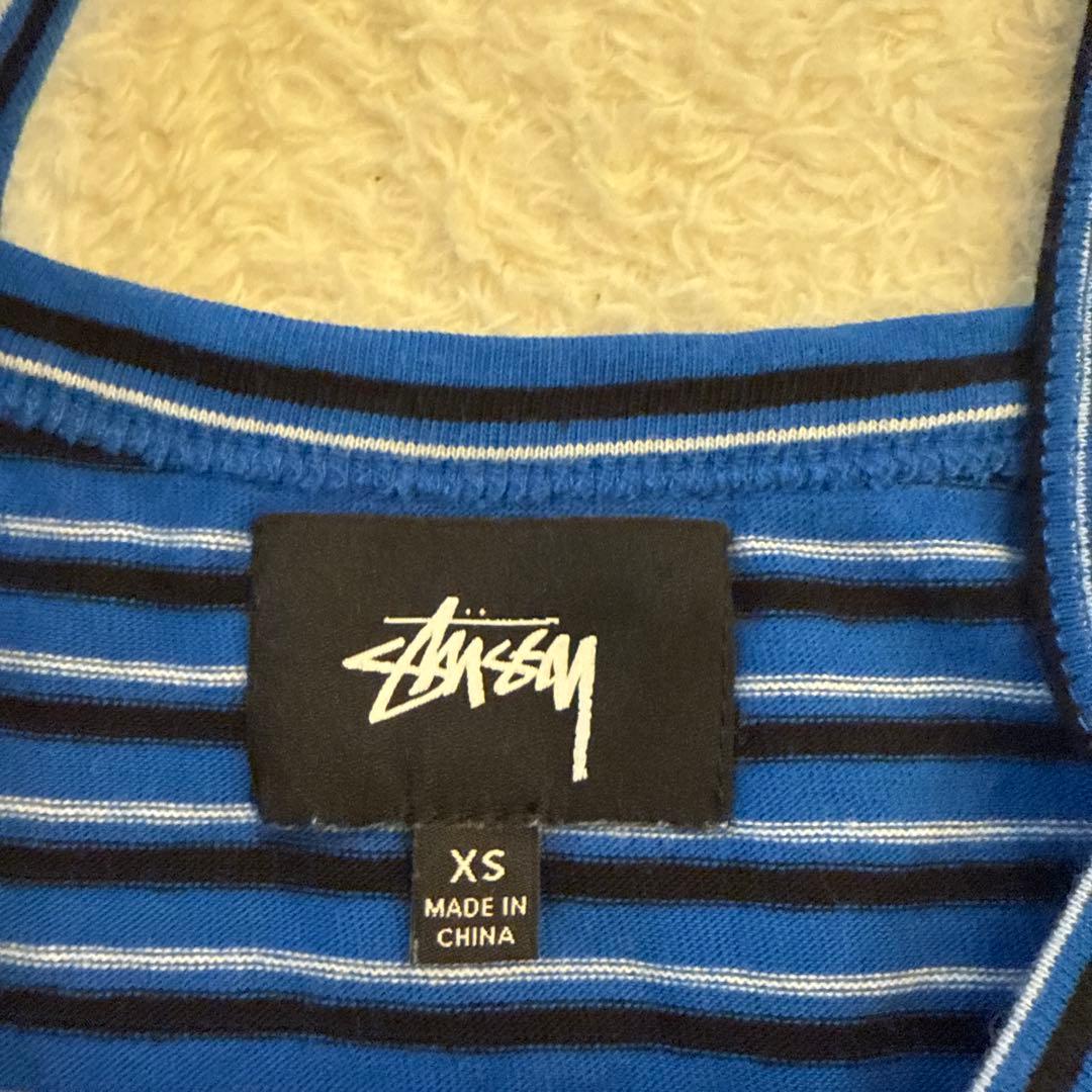 stussy ボーダーキャミ