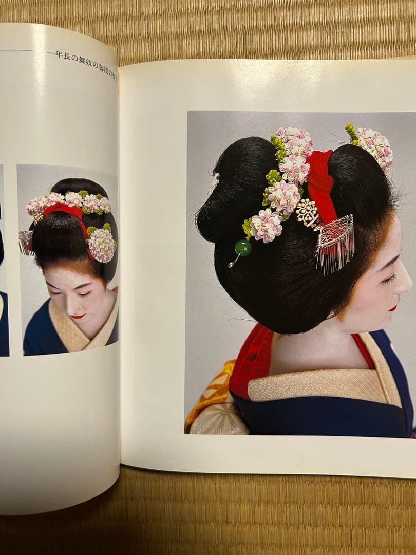 舞妓の髪型 京　先斗町　石原哲男　写真集