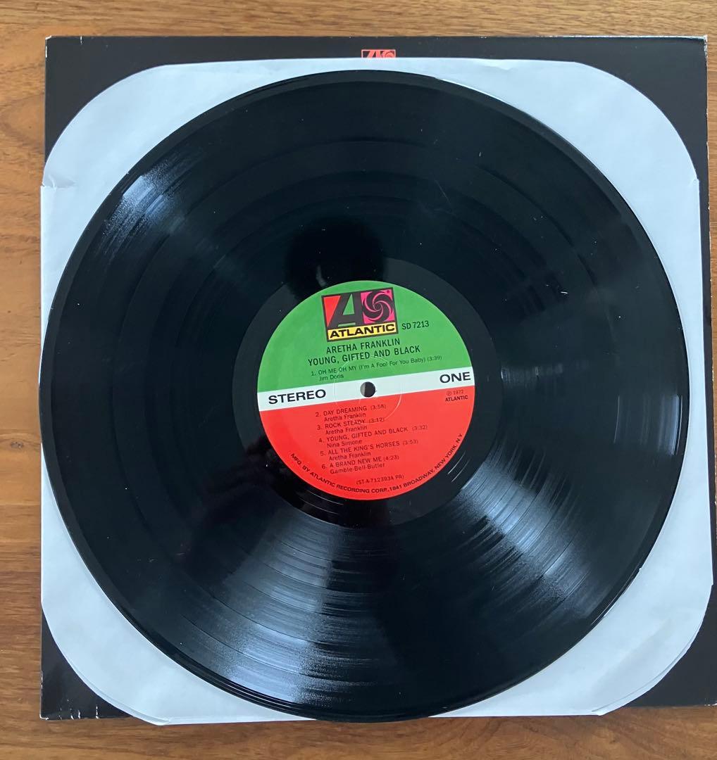 洋楽 ARETHA FRANKLIN/YOUNG, GIFTED AND BLACK