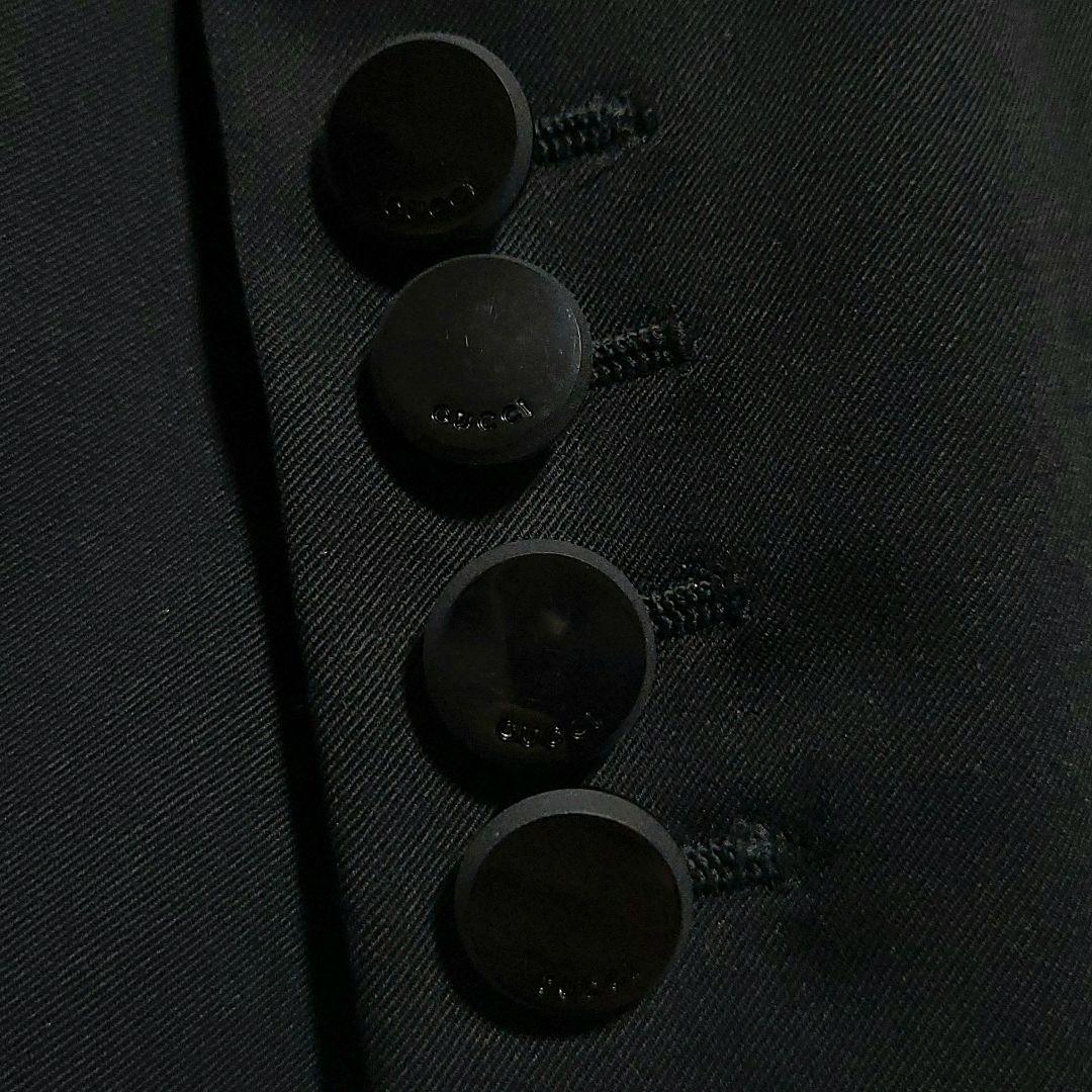 【未使用級】GUCCI　テーラードジャケット 裏地総柄 クレスト シェリーライン