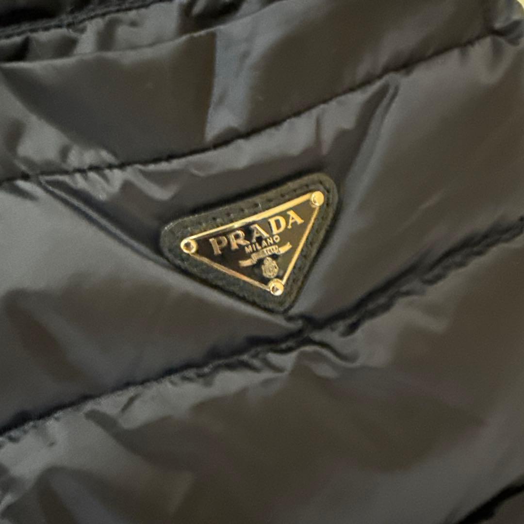 PRADA ナイロンジャケット ベスト プレート サイズ40 ネイビー ブルー