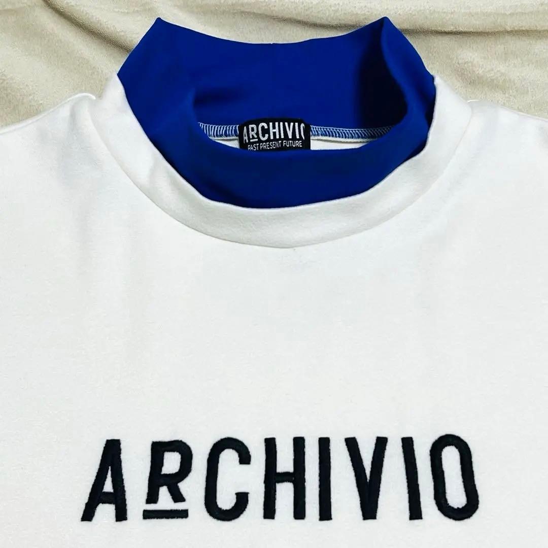 アルチビオ　ARCHIVIO 長袖モックネックシャツ　サイズ46（M）美品