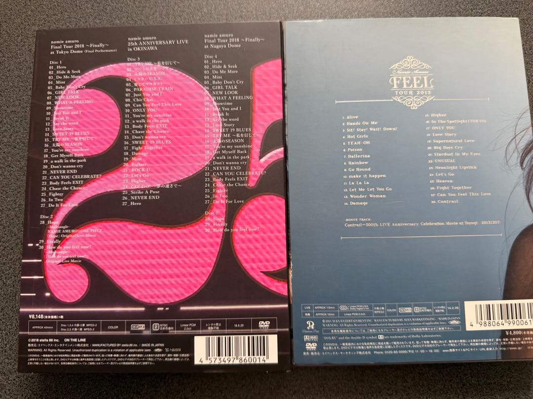 安室奈美恵 LIVE DVDセット合計13 25周年LIVEあり　バラ売り要相談