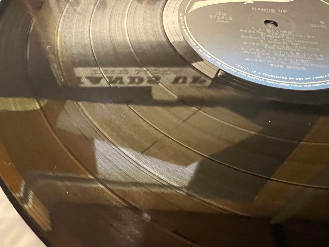 THE MODS HANDS UP 28-3H-106 帯付 LP邦楽レコード