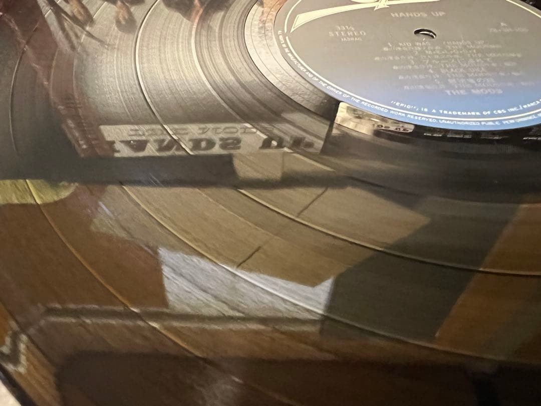 THE MODS HANDS UP 28-3H-106 帯付 LP邦楽レコード