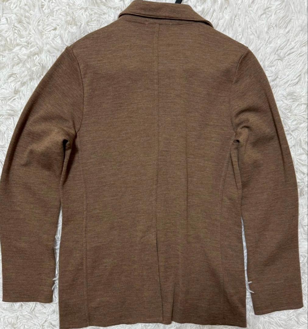 【美品】LARDINI ニットテーラードジャケット　プートニエール　春夏　L