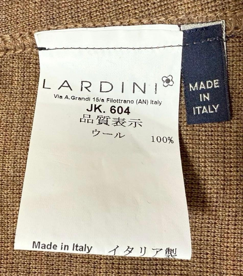 【美品】LARDINI ニットテーラードジャケット　プートニエール　春夏　L